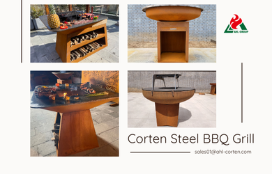 Corten Steel BBQ Grill